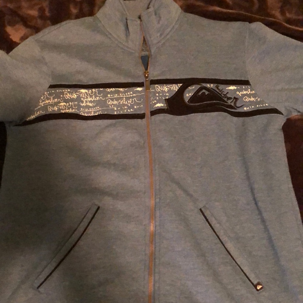 Quicksilver zip-up sweater